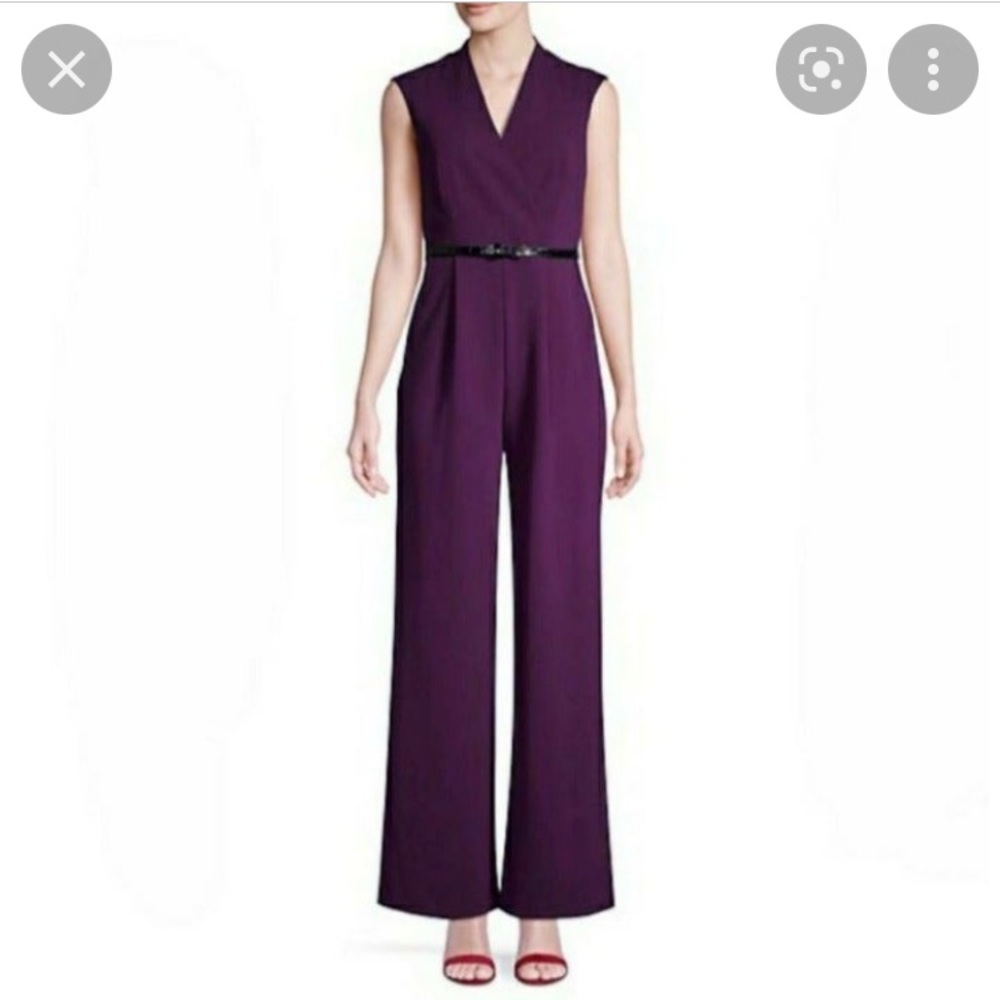 Calvin Klein Purple Jumpsuit